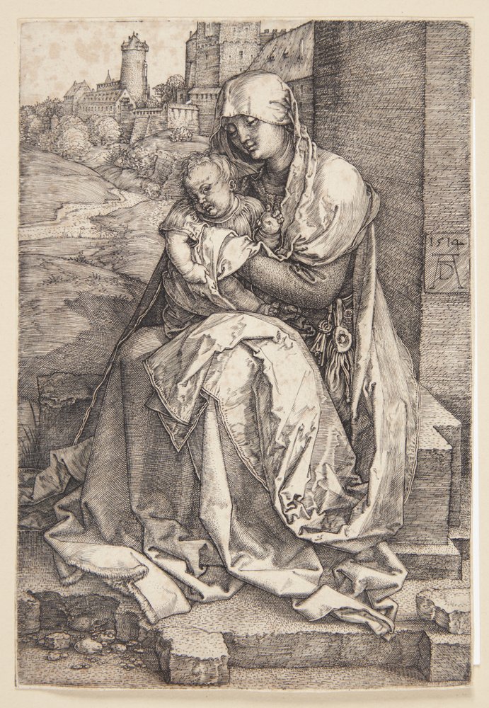 Madonna pela parede de Albrecht Dürer