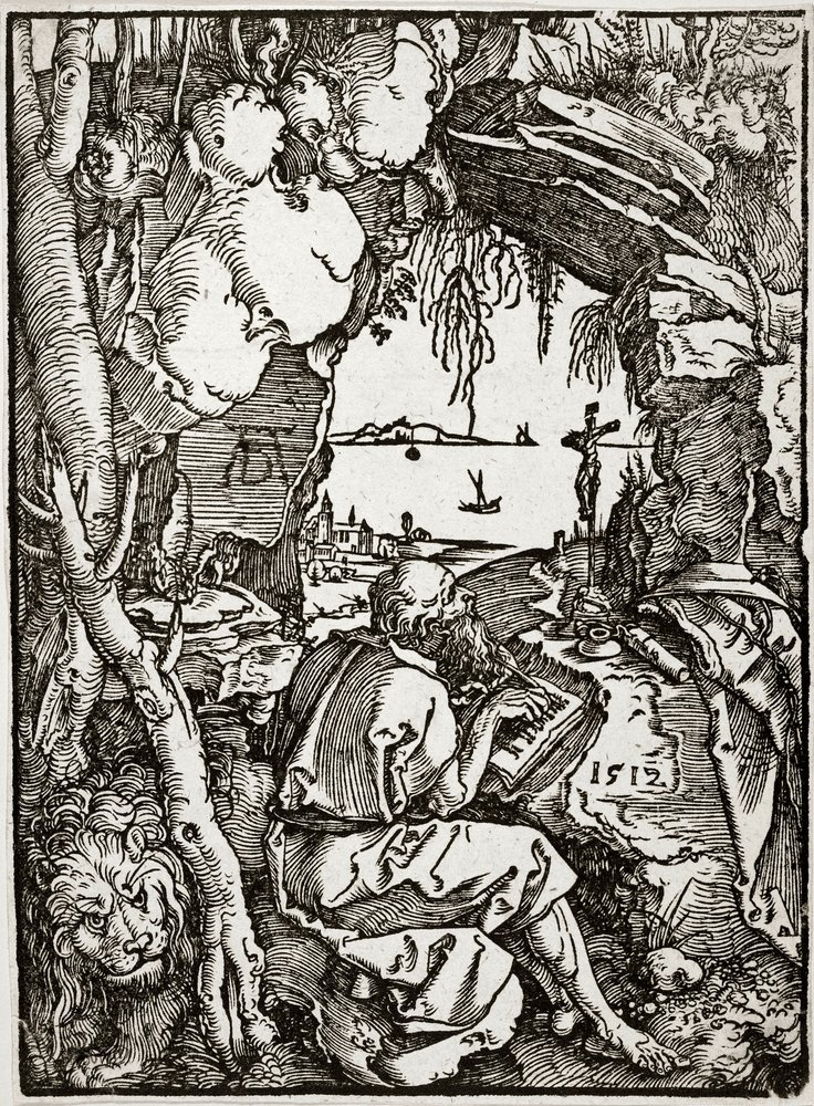 São Jerónimo numa gruta (Bartsch 113) de Albrecht Dürer