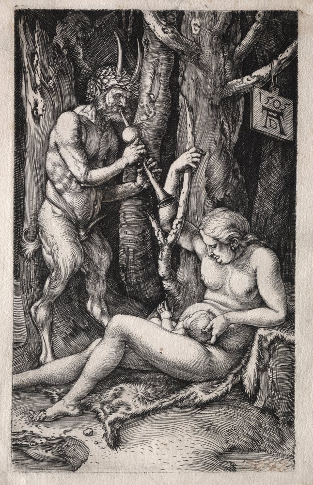 A Família Sátiro, 1505. de Albrecht Dürer