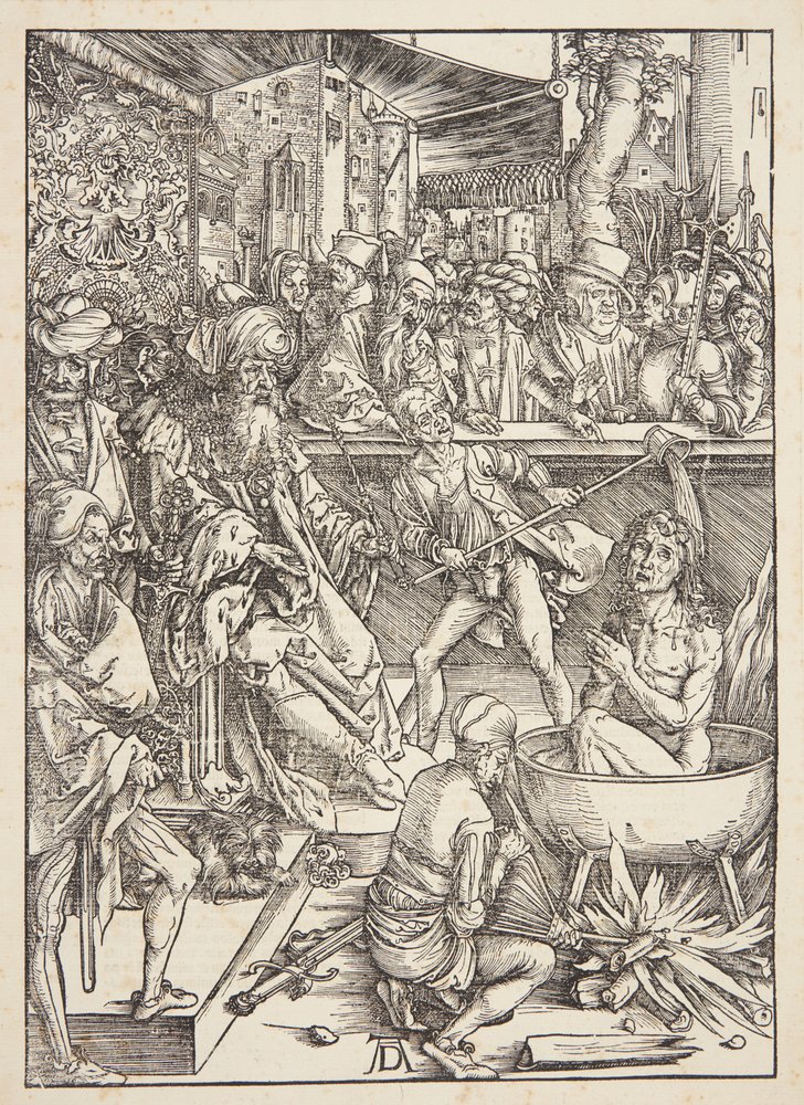 A Tortura de São João Evangelista de Albrecht Dürer