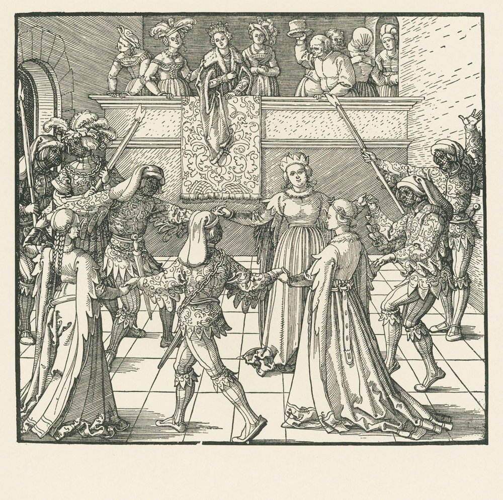 A Máscara (xilogravura) de Albrecht Dürer or Duerer
