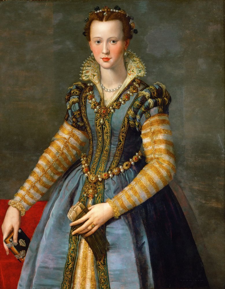 Retrato de Maria de Médici 1540-1557, c. 1555 de Alessandro Allori