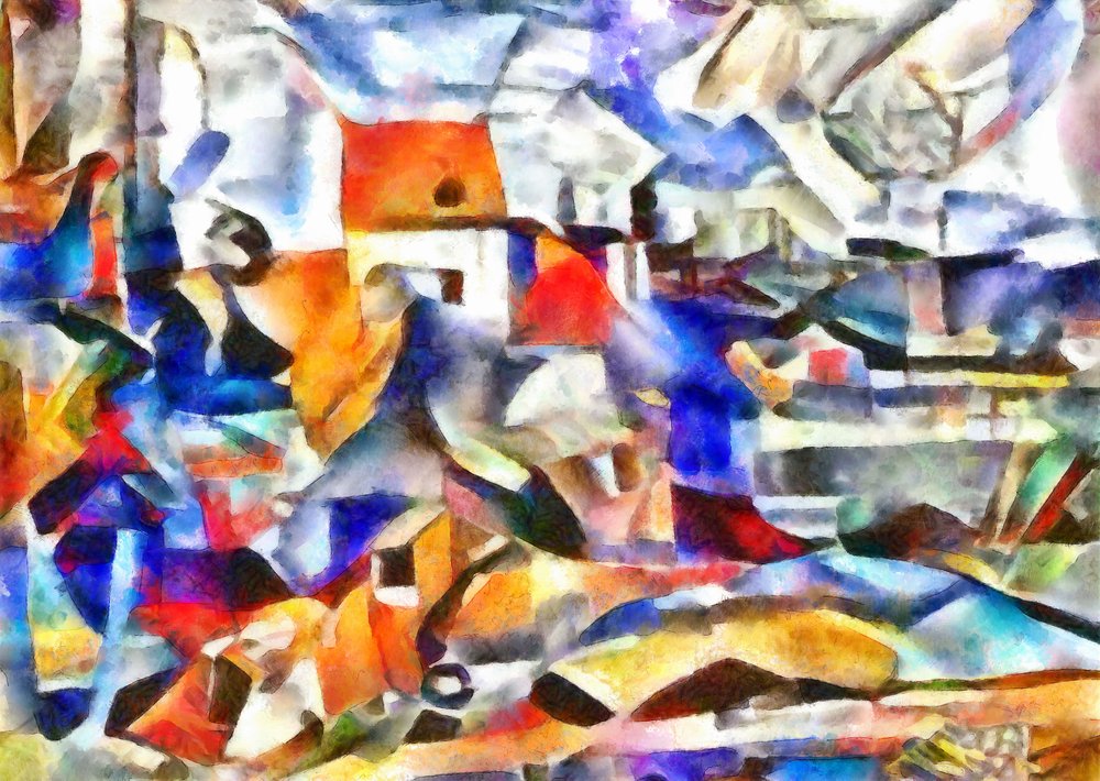 Esboço (paisagem), 2017, de Alex Caminker