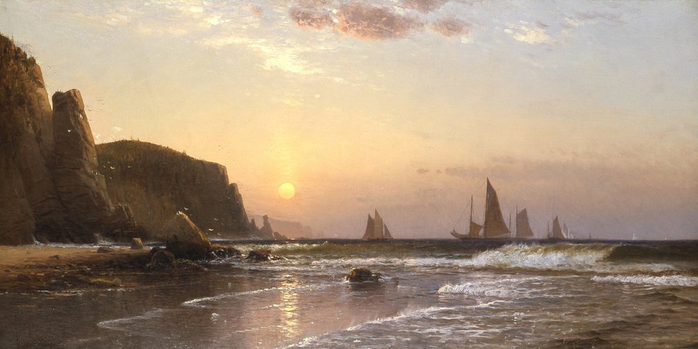 Manhã no Grand Manan de Alfred Thompson Bricher