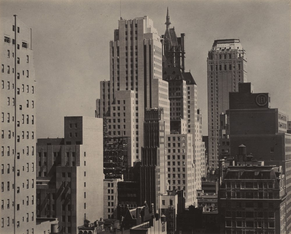 Da minha janela em An American Place, norte de Alfred Stieglitz