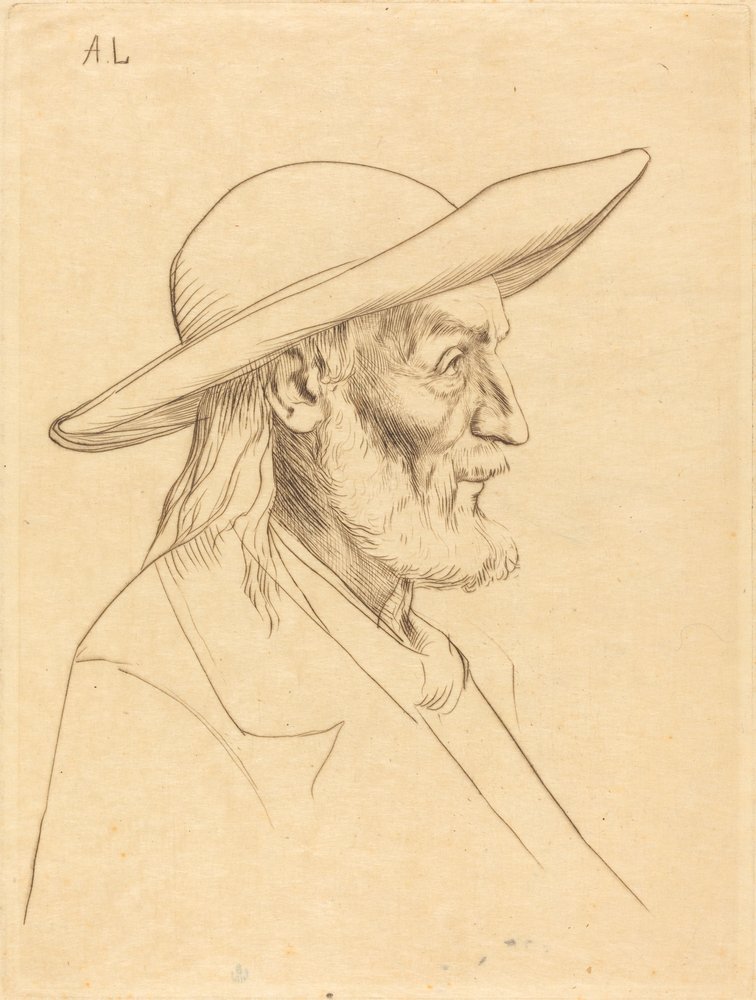 Camponês Bretão (Paysan bretão) de Alphonse Legros