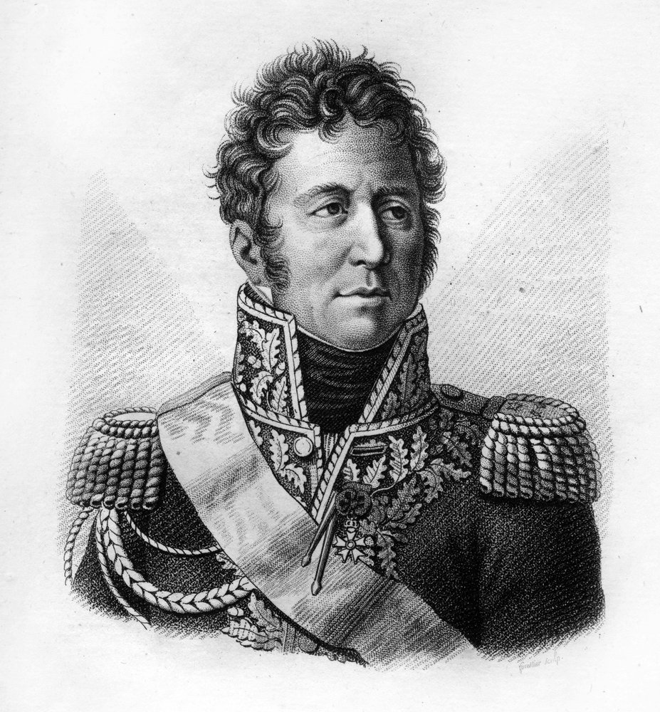 Jacques Alexandre Bernard Law, Marquês de Lauriston, Marechal da França (1768-1828) - em "Portraits of French Generals following the victories and conquests of the French" Gravado por Ambroise Tardieu em 1818. Colecção Stella. de Ambroise Tardieu