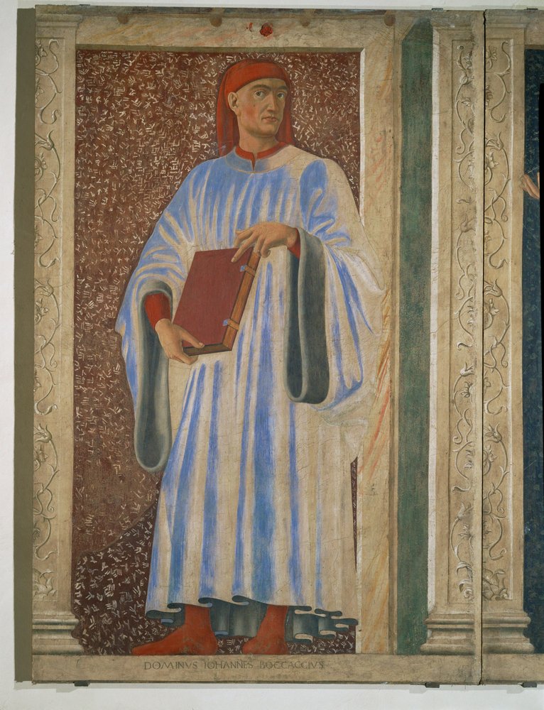 Giovanni Boccaccio, poeta (pintura sobre tela) de Andrea del Castagno
