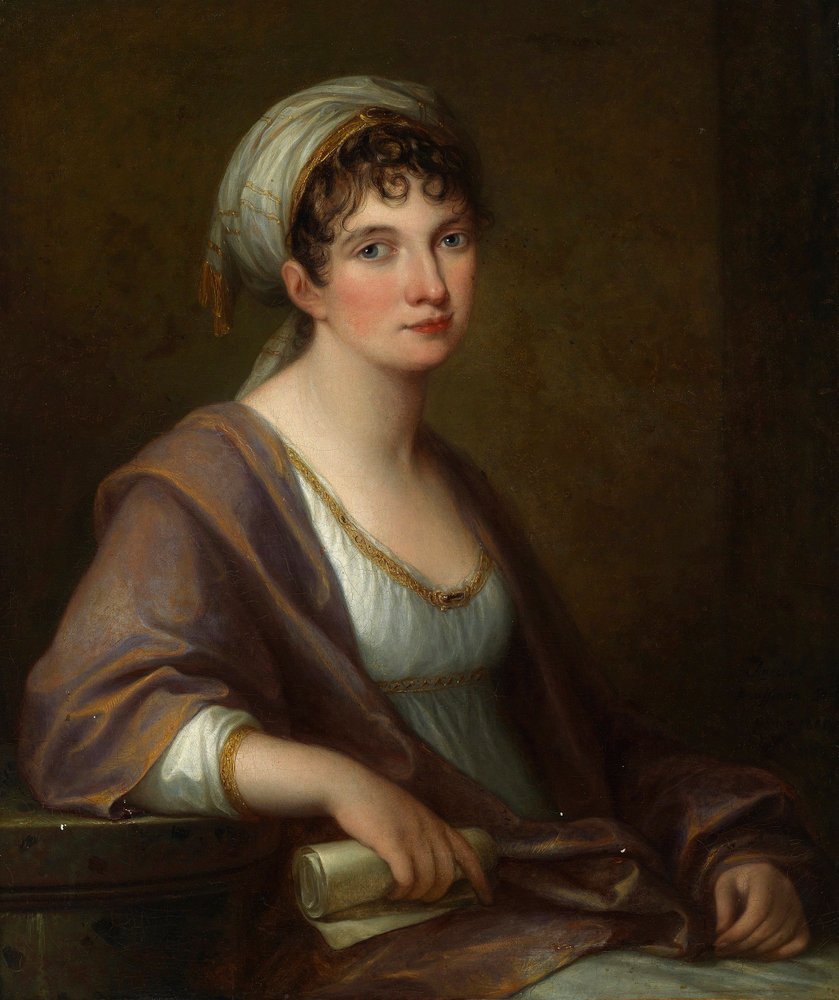 "Retrato da Princesa Franziska von Kaunitz-Rietberg de Angelica Kauffmann