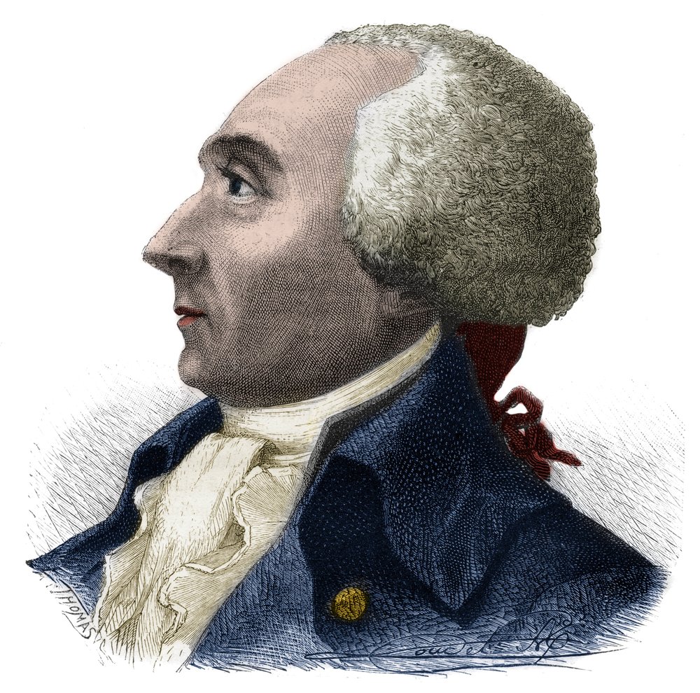 Retrato de Jacques Rene Hebert (1757-1794) Jornalista e político francês - Gravura em "Histoire des Girondins" de Alphonse de Lamartine (1790-1869) 1865-1866 - Coleção particular de Anonymous Anonymous