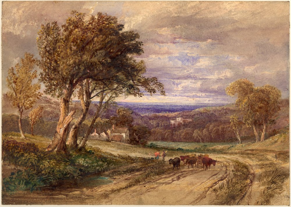 Lanercost Priory (bodycolour e aquarela sobre papel) de Anthony Vandyke Copley Fielding