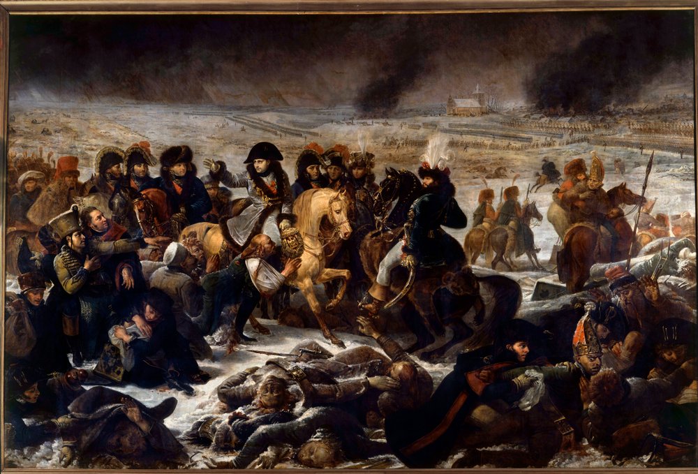 Campanha da Prússia e da Polônia (1806-1807): "Napoleão I (1769-1821) no campo de batalha de Eylau 9/02/1807" Pintura de Antoine Jean Gros (1771-1835) 1808 Sol. 5,21x7,84 m de Antoine-Jean Gros
