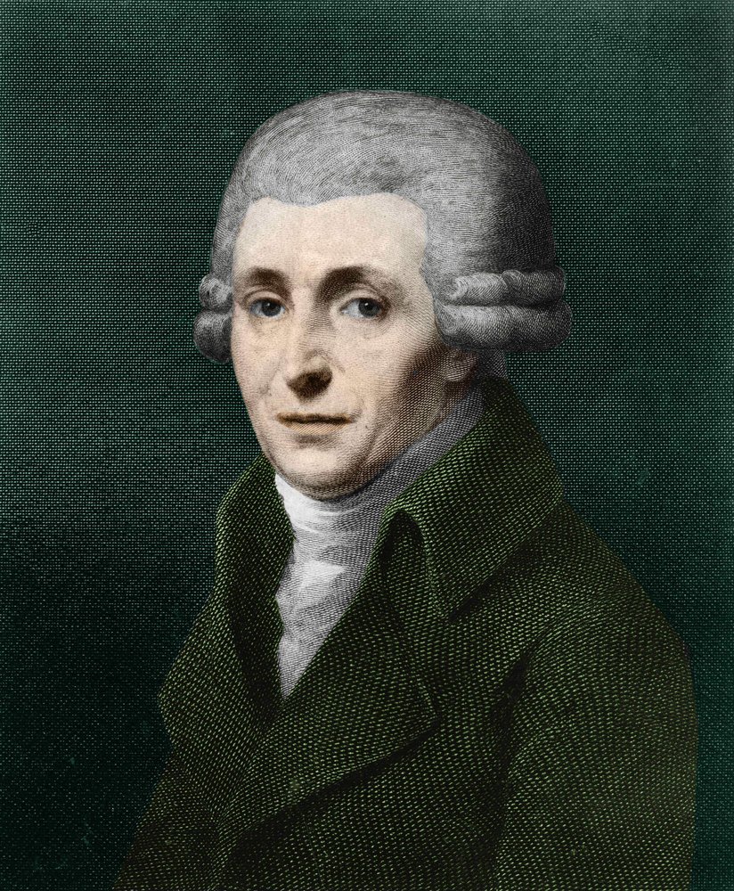 Retrato de Franz Joseph Haydn (1732-1809). de Artist Unknown