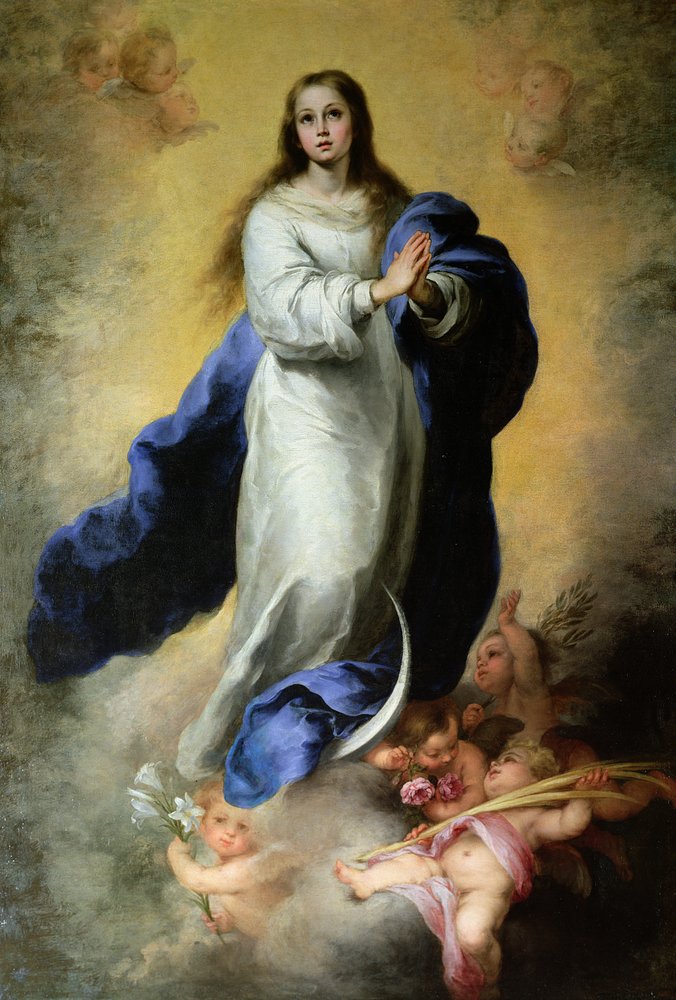 A Imaculada Conceição, 1660-65 de Bartolomé Esteban Murillo