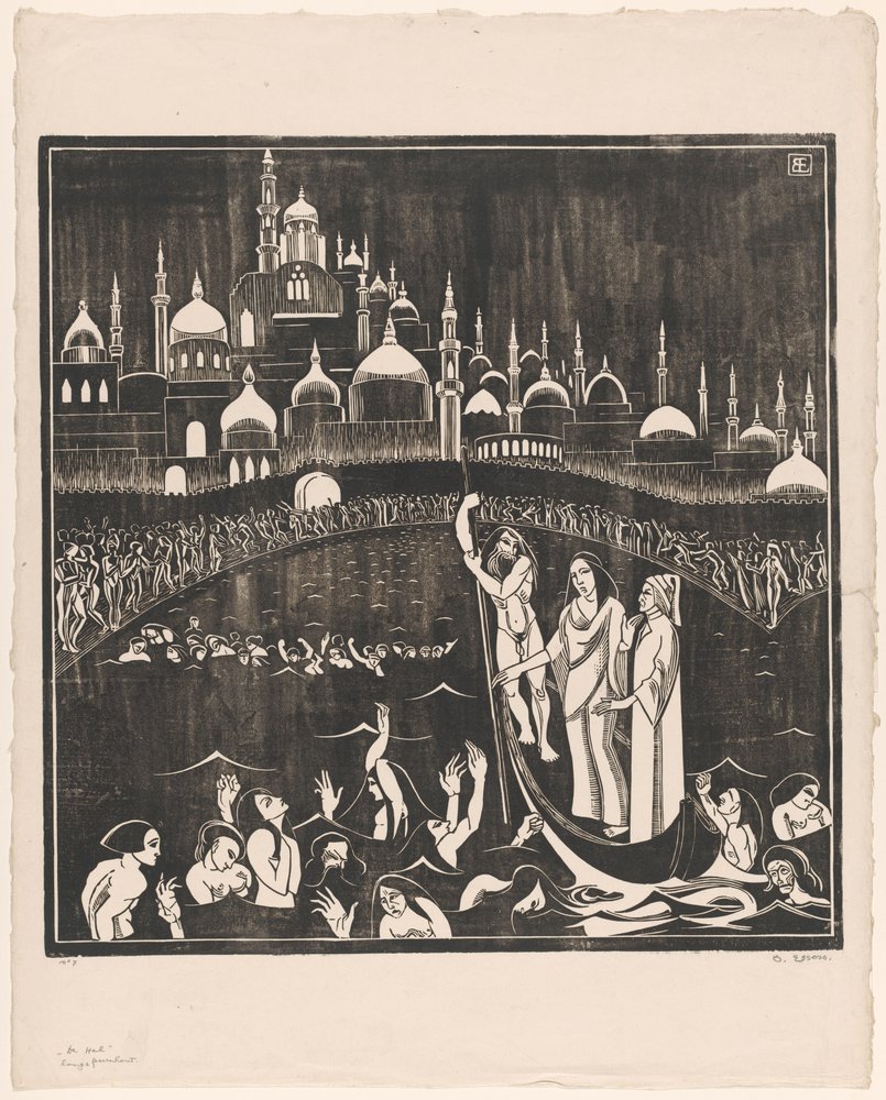 De Hel (título original no objeto) de Bernard Essers (signed by artist)