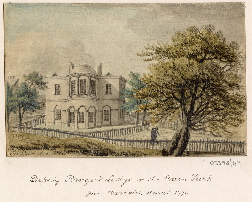 Uma série de esboços, vistas na Grã-Bretanha, no Continente e na América 1772-1778 (aguarela) de British School