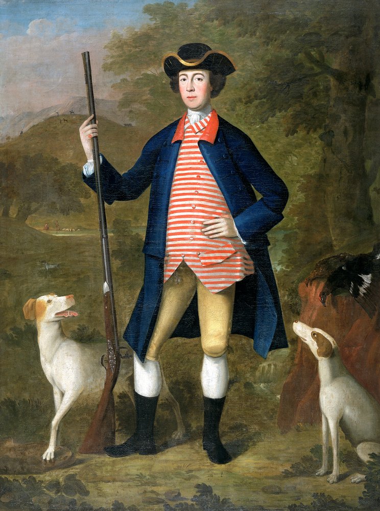 Richard Gwynne de Taliaris e Tregib (óleo sobre tela) de British School