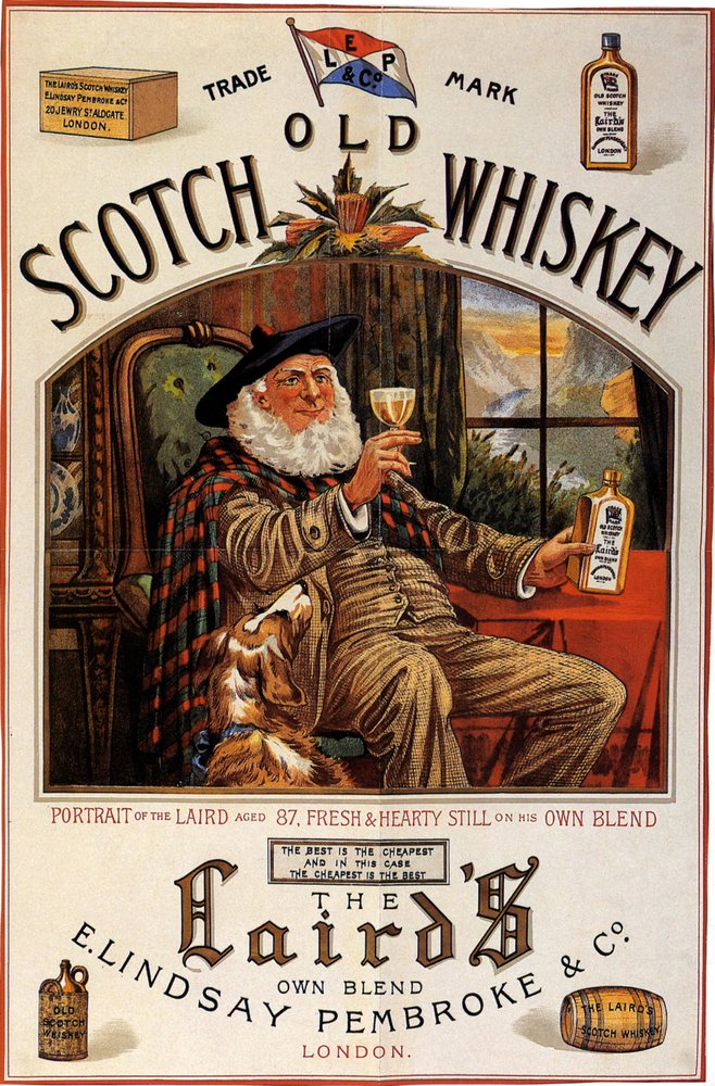Whisky escocês do Laird de British School