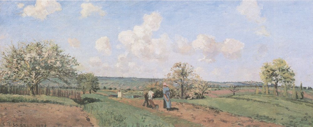 Primavera de Camille Jacob Pissarro