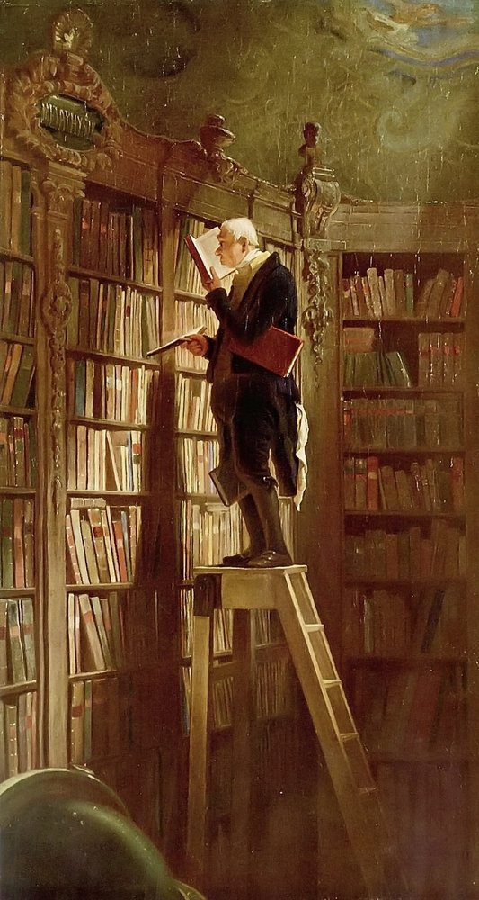 O bibliófilo de Carl Spitzweg