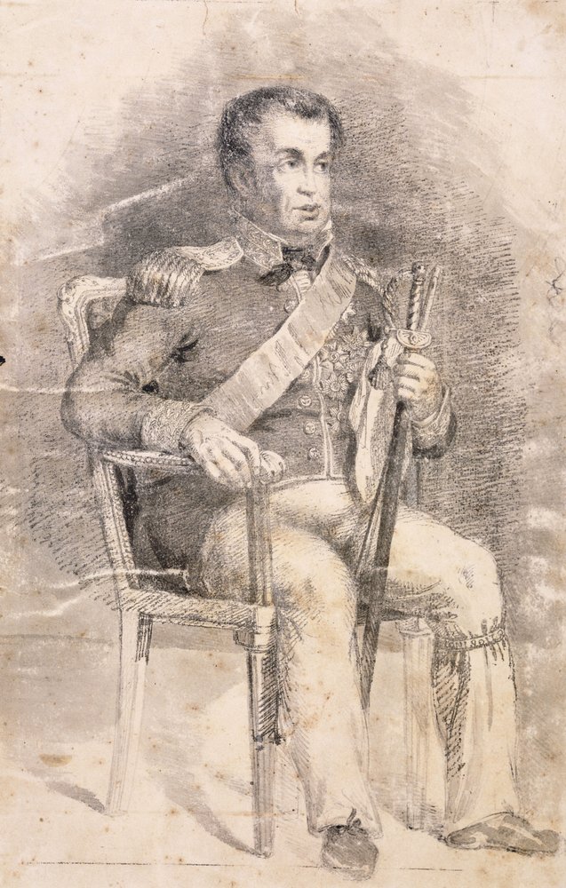 Retrato de Dom João VI, c. 1825-6 de Charles Landseer