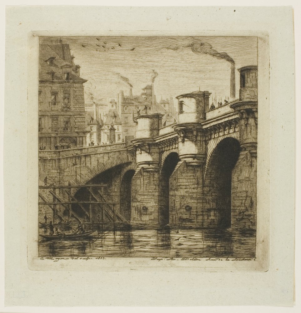 Ponte Neuf, Paris de Charles Meryon