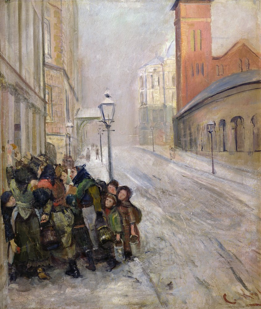 A batalha pela sobrevivência de Christian Krohg