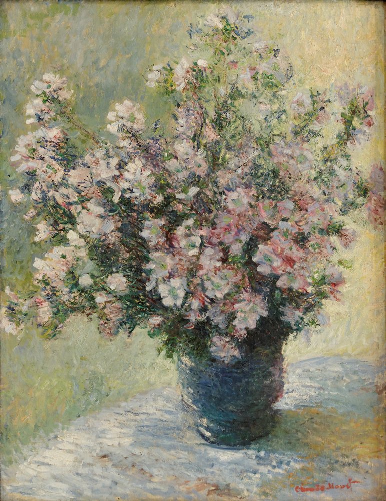 Vaso de flores de Claude Monet