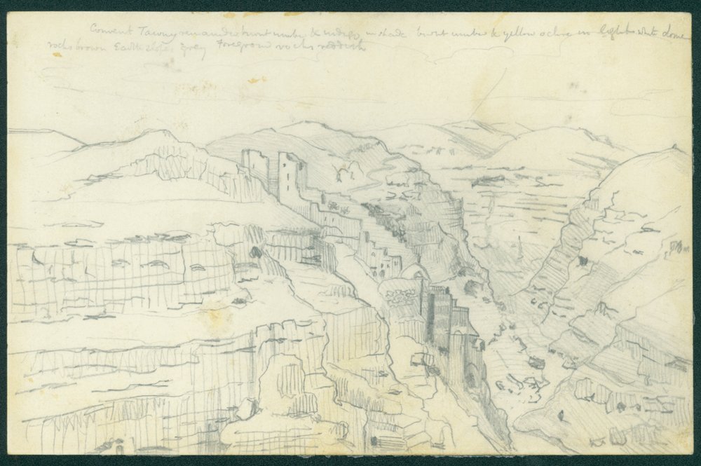 Mar Saba, 1873 de Claude Conder