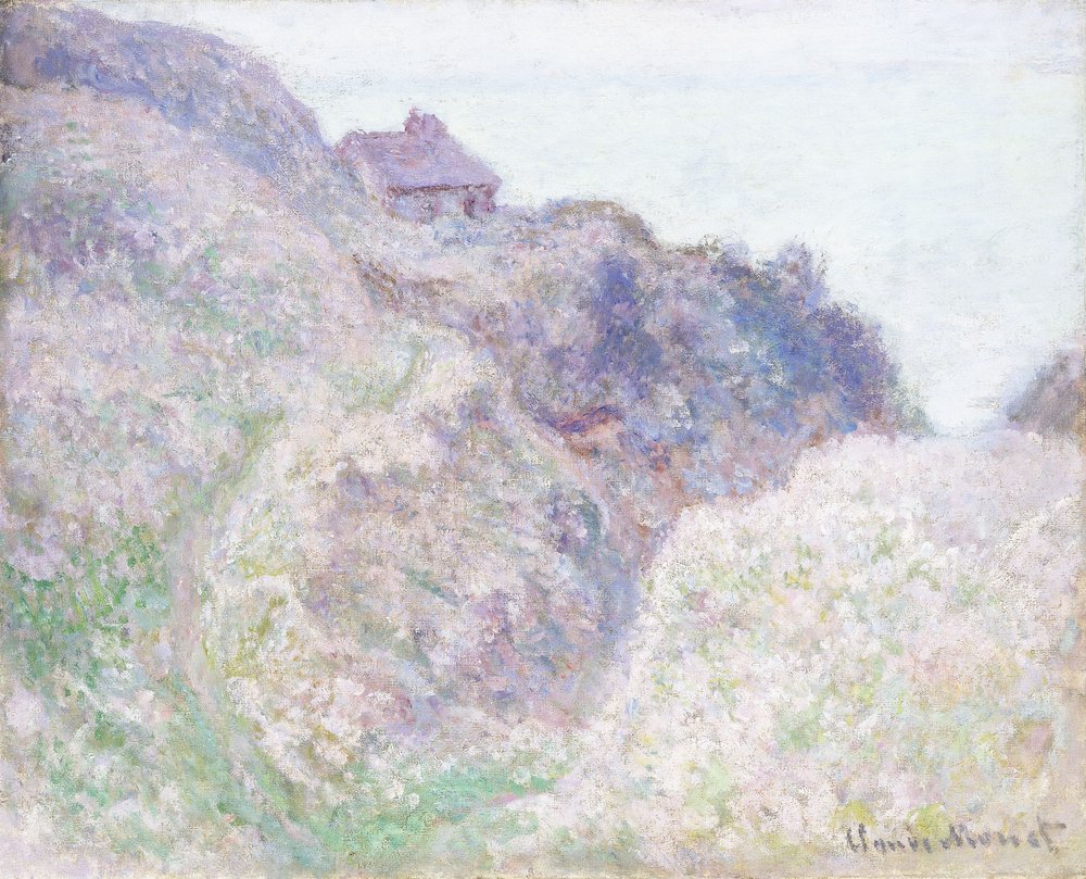 Alfândega em Varengeville, 1897 de Claude Monet