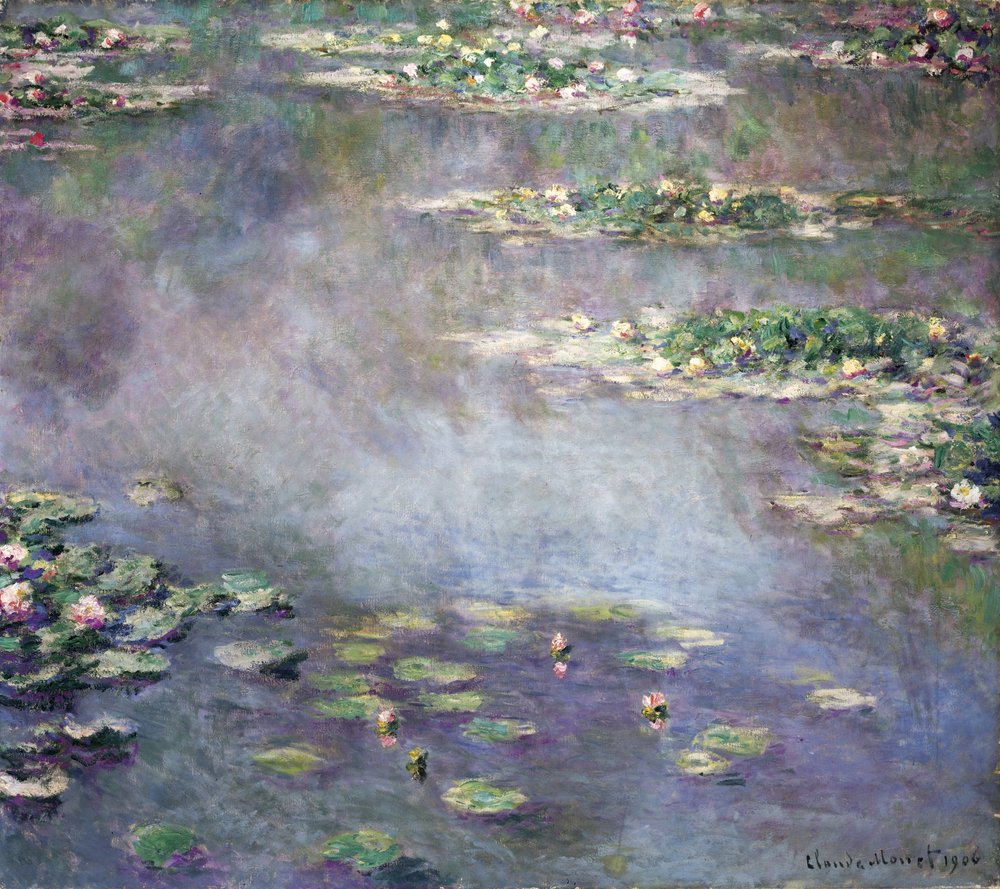 Les Nymphéas de Claude Monet Nymphéas, 1906 | Claude Monet | Impressão de arte