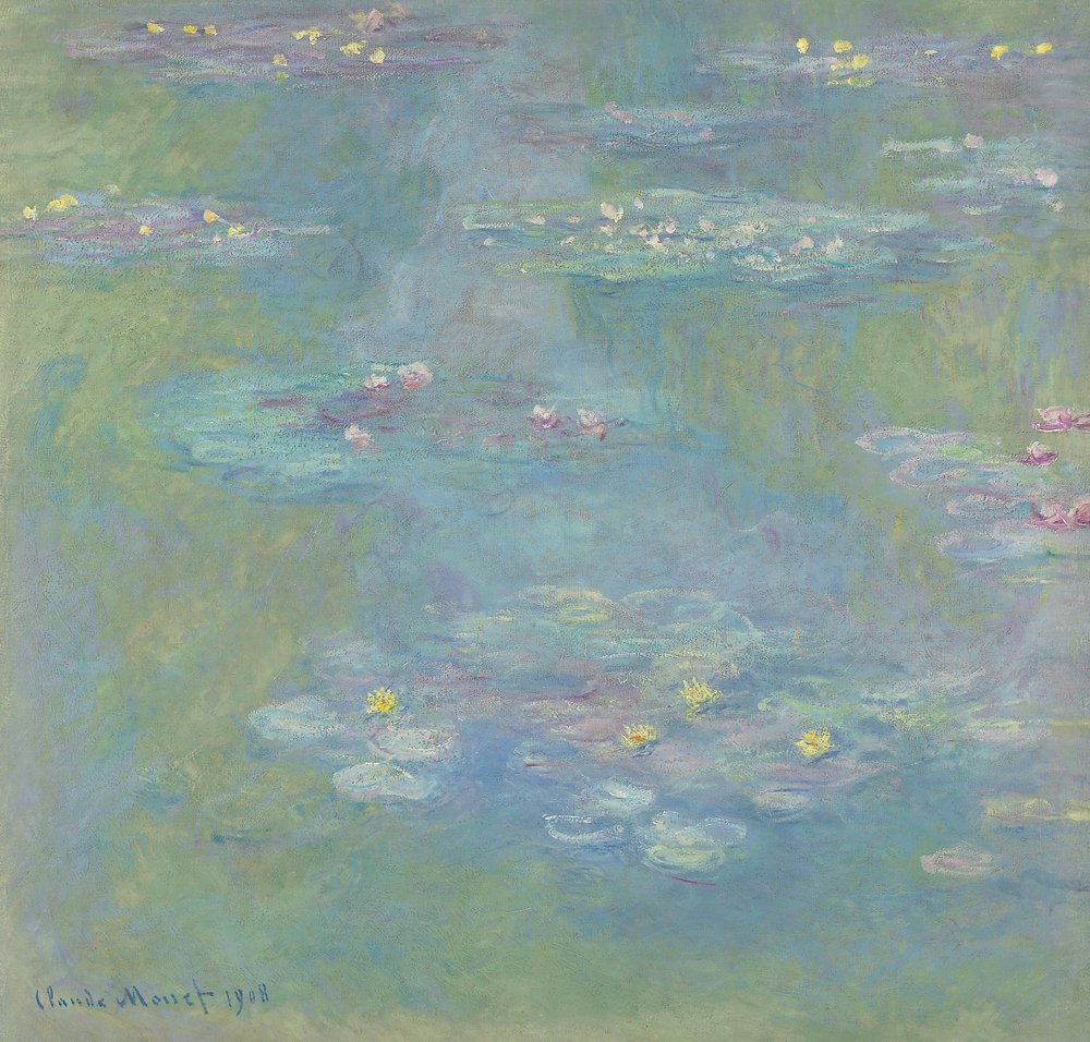 Lírios; Nympheas, 1908 de Claude Monet
