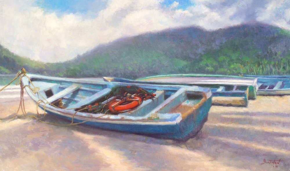 Encalhado, 2014, (óleo sobre linho) | Colin Bootman