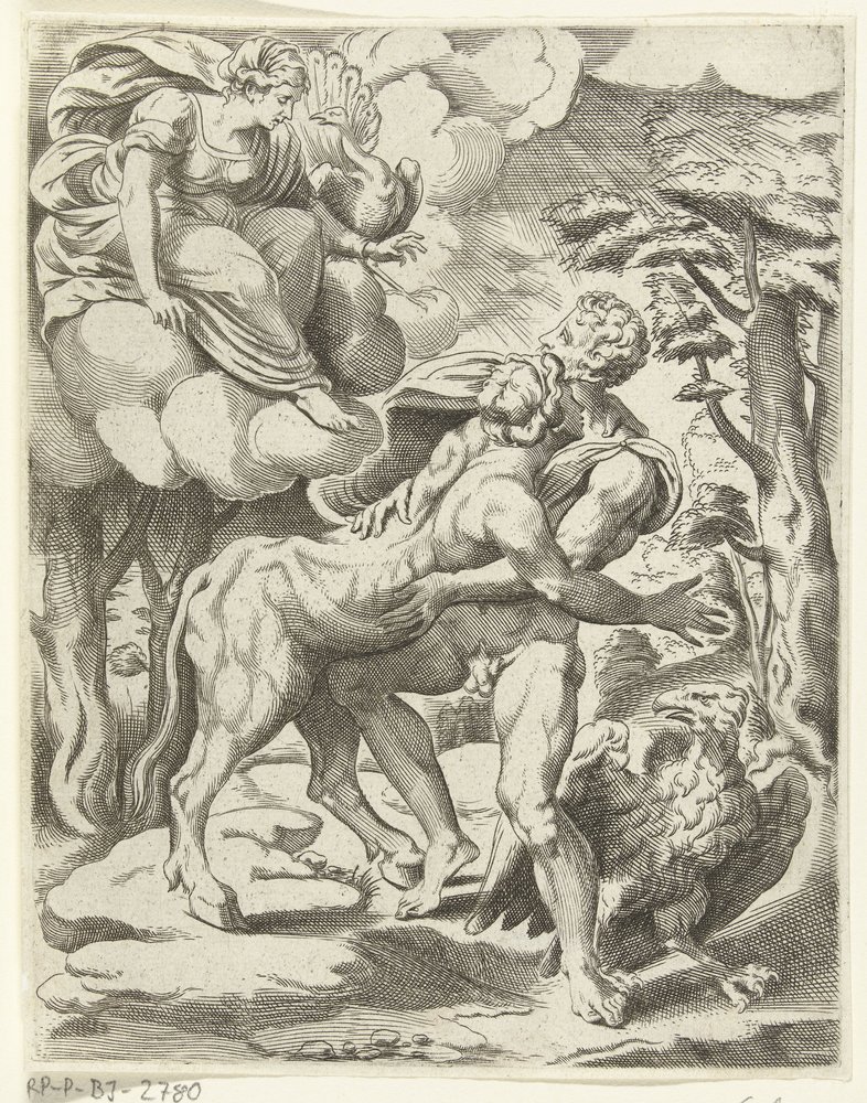 Júpiter, Io e Juno
As aventuras amorosas de Júpiter (título da série) de Cornelis Bos