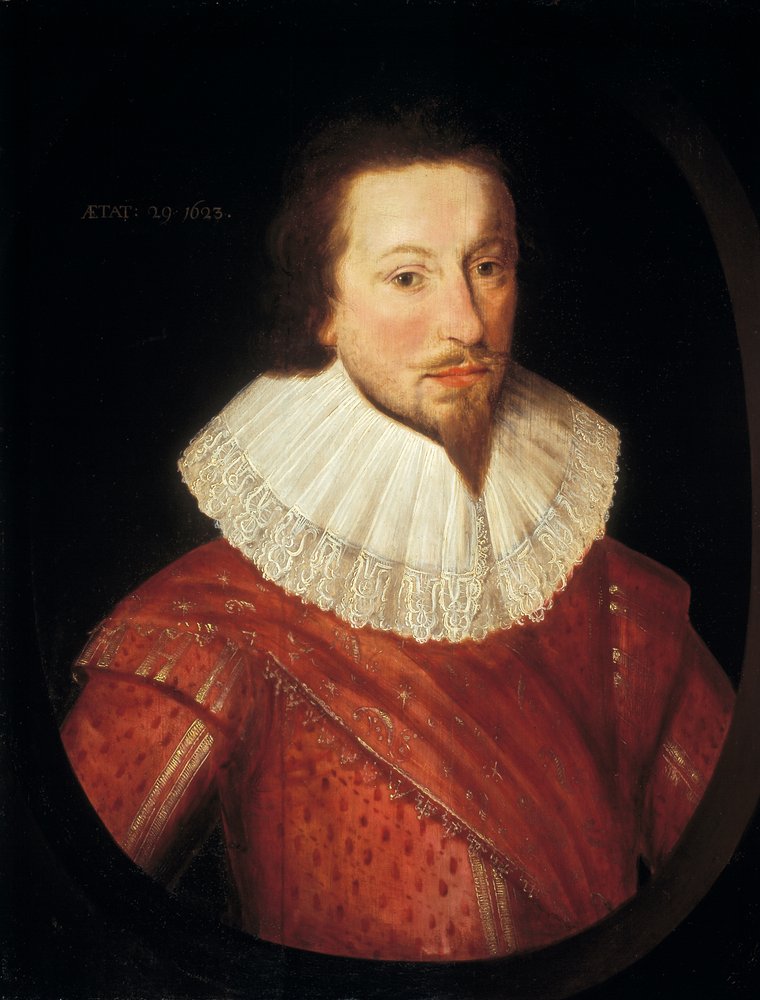 Thomas Madryn de Madryn (óleo sobre painel) de Cornelius I (after) Johnson