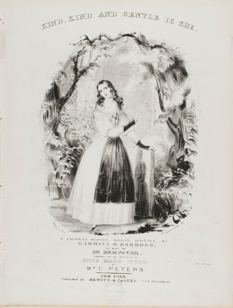 Bondosa, amável e gentil é ela de Currier and Ives