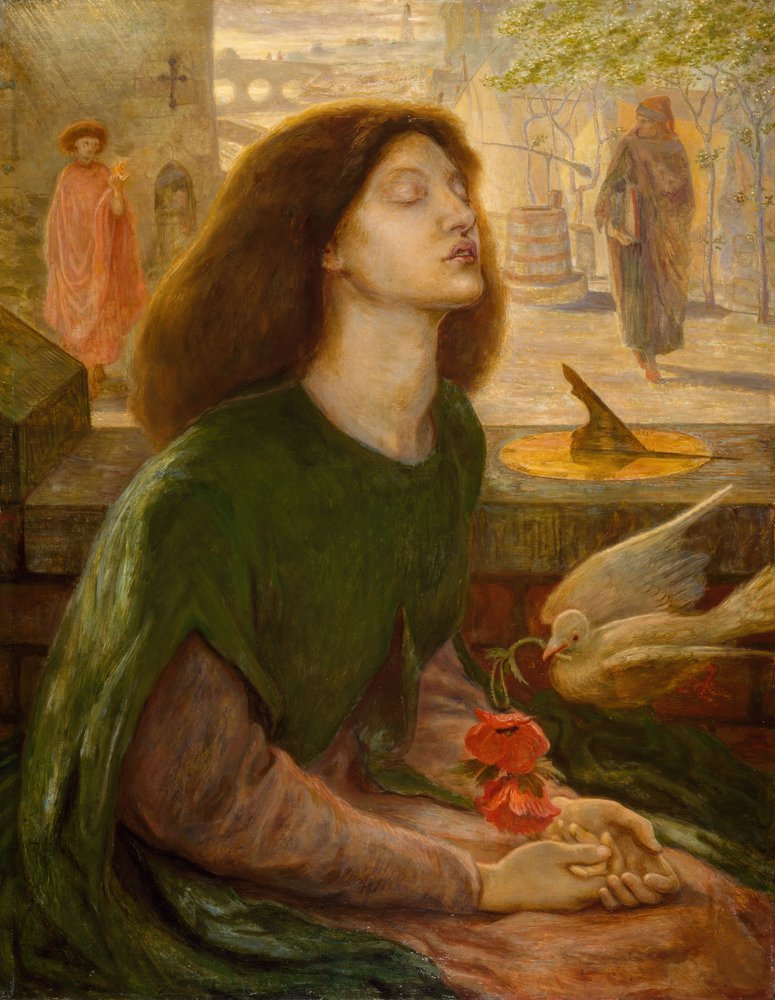 Beata Beatriz, 1877 de Dante Gabriel Rossetti