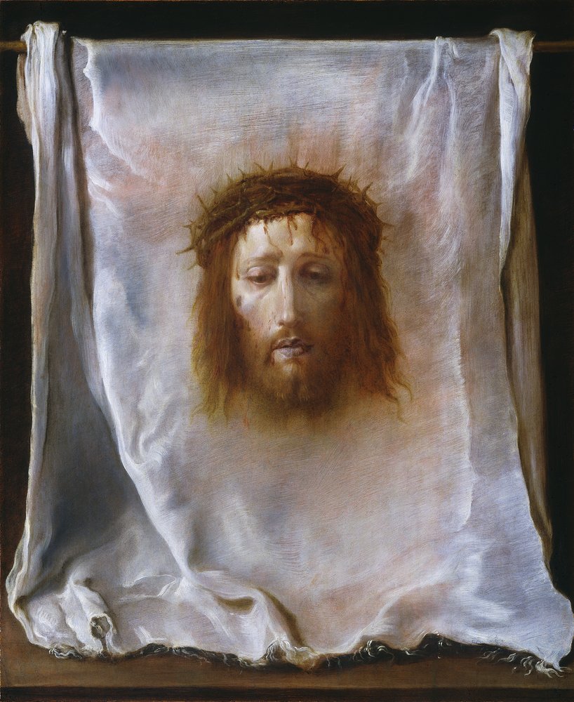 O véu de Verónica, c. 1618-22 de Domenico Fetti or Feti