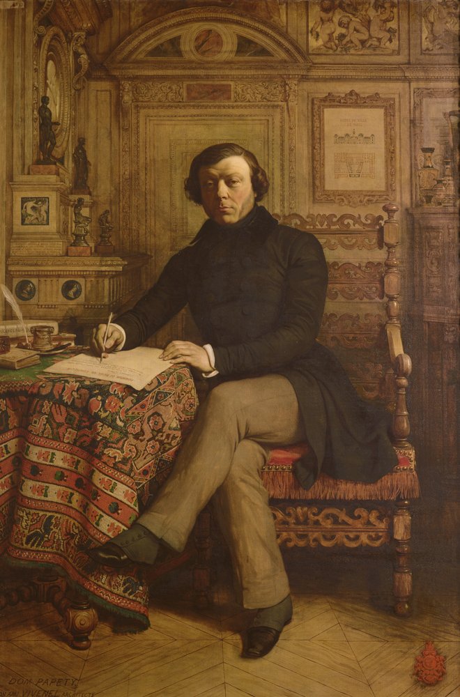 Retrato de Antoine Vivenel (1799-1862) de Dominique Louis Papety