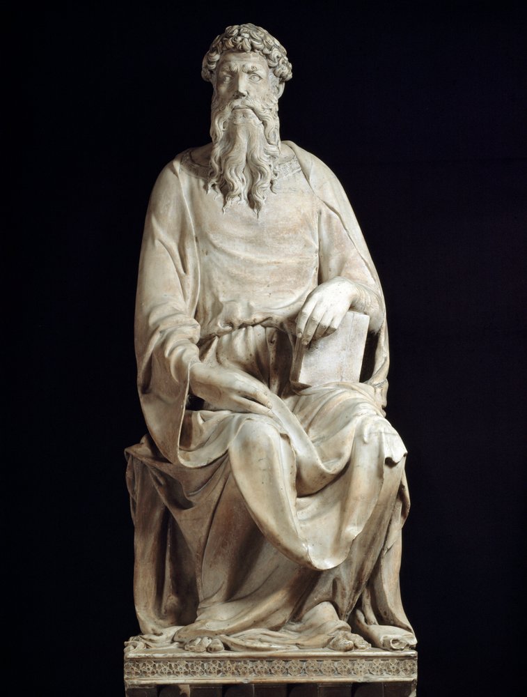 São João Evangelista. Escultura em mármore | Donatello