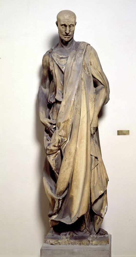 O Profeta Habacuque (Lo Zuccone) c.1423-36 (mármore)