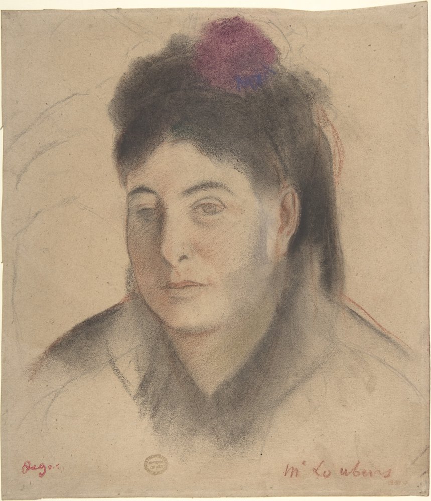 Madame Loubens de Edgar Degas