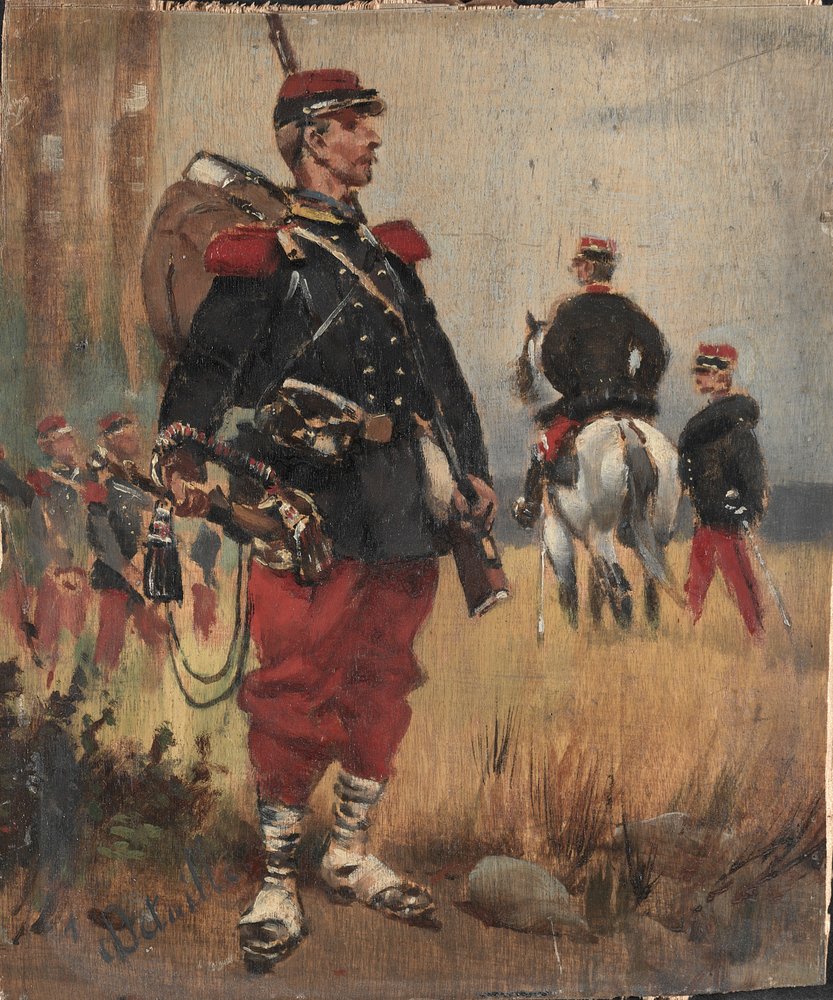 Soldados, c. 1892 de Jean-Baptiste Edouard Detaille