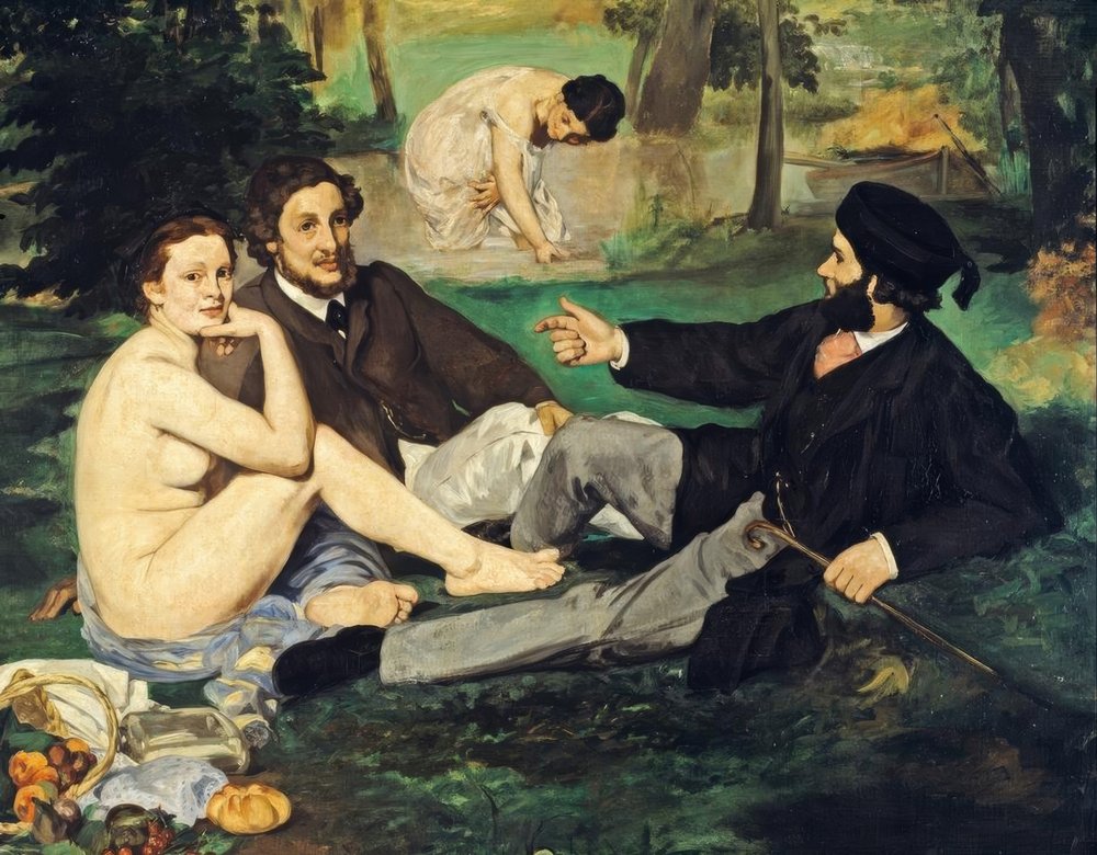 Almoço na grama | Édouard Manet | Impressão de arte