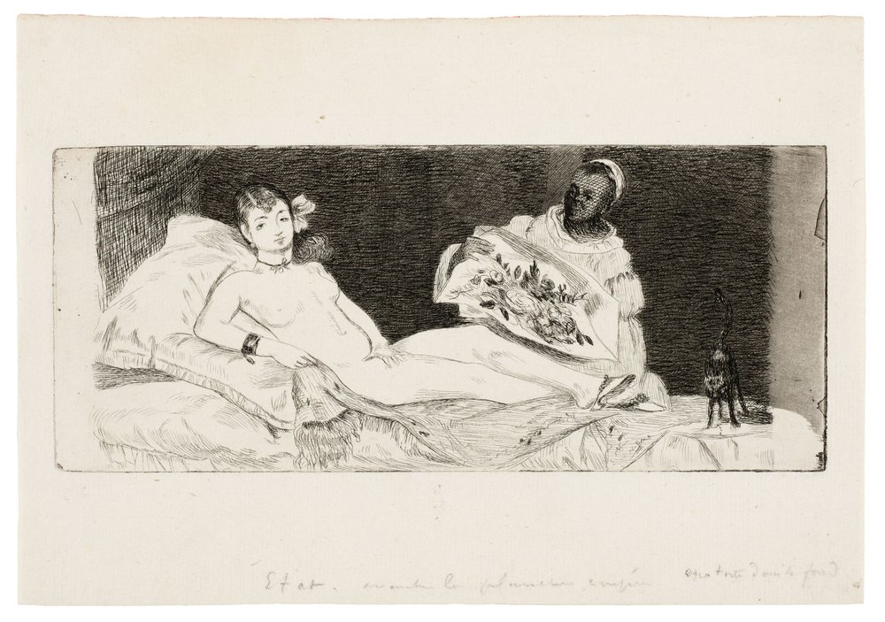 Olympia (placa publicada) de Édouard Manet