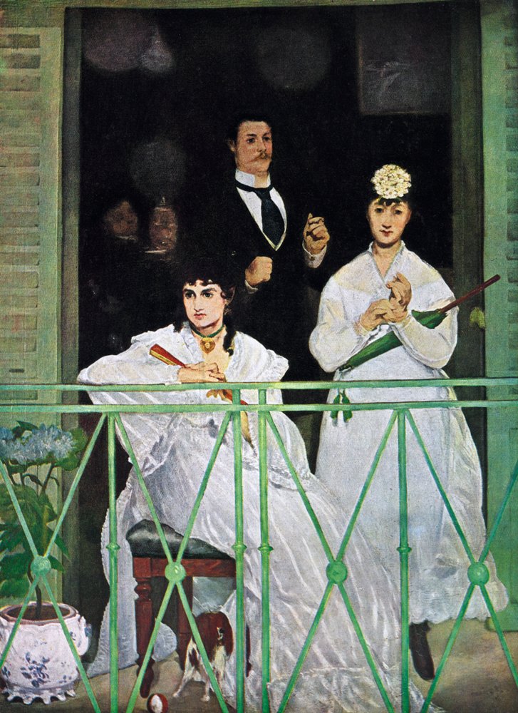 A varanda, 1868-1869 de Édouard Manet