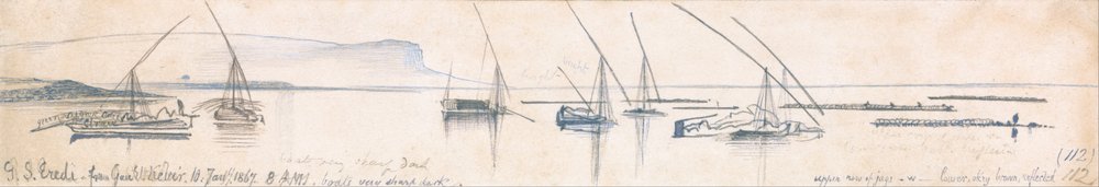 Gebel Sheikh Eredi de Gau el Kebir de Edward Lear