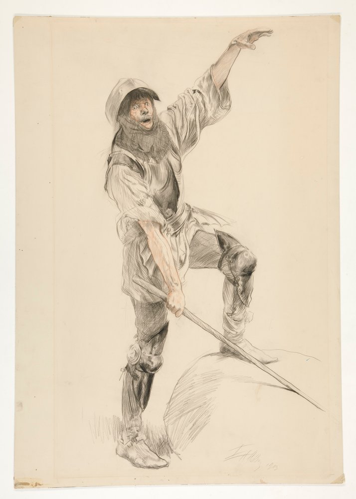Jack Cade, Rei Henrique VI, Parte II (IV.6) de Edwin Austin Abbey