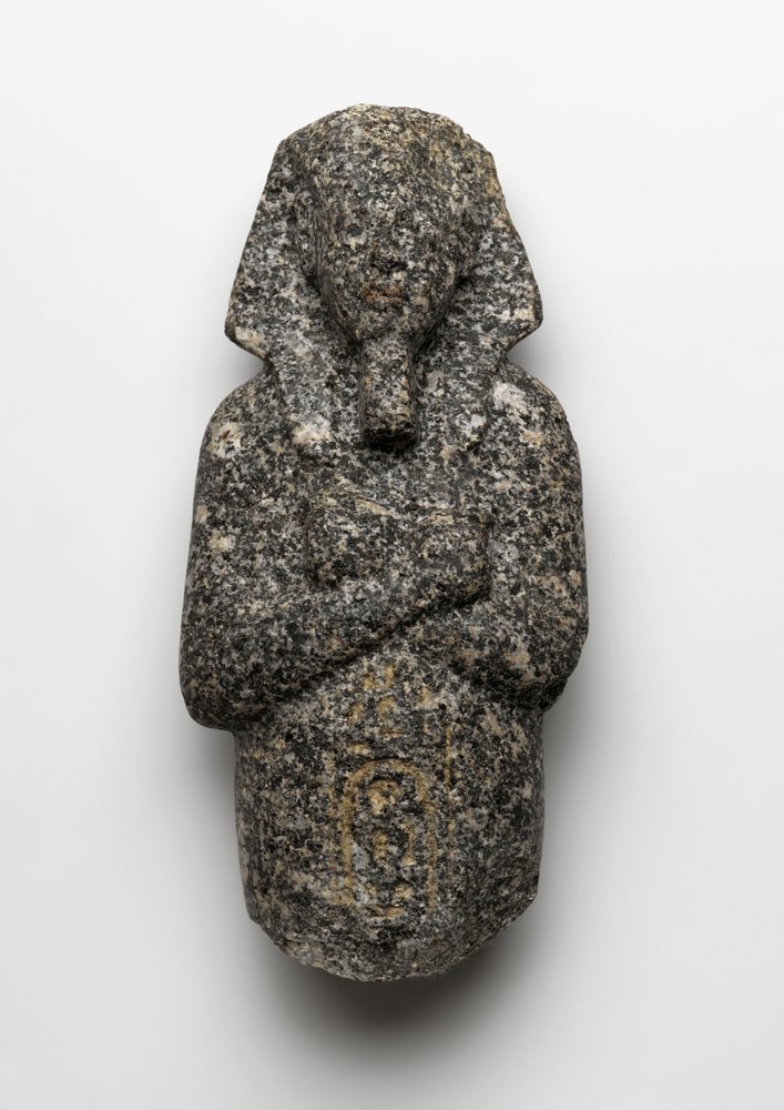 Ushabti de Akhenaton, de Tell el-Amarna, Novo Reino, c.1353-36 aC (granito) de Egyptian 18th Dynasty