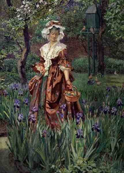 Madame Placid (aguarela sobre papel) de Eleanor Fortescue-Brickdale